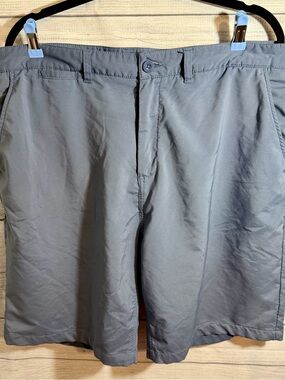johnnie-O Slate Gray Flat Front Shorts